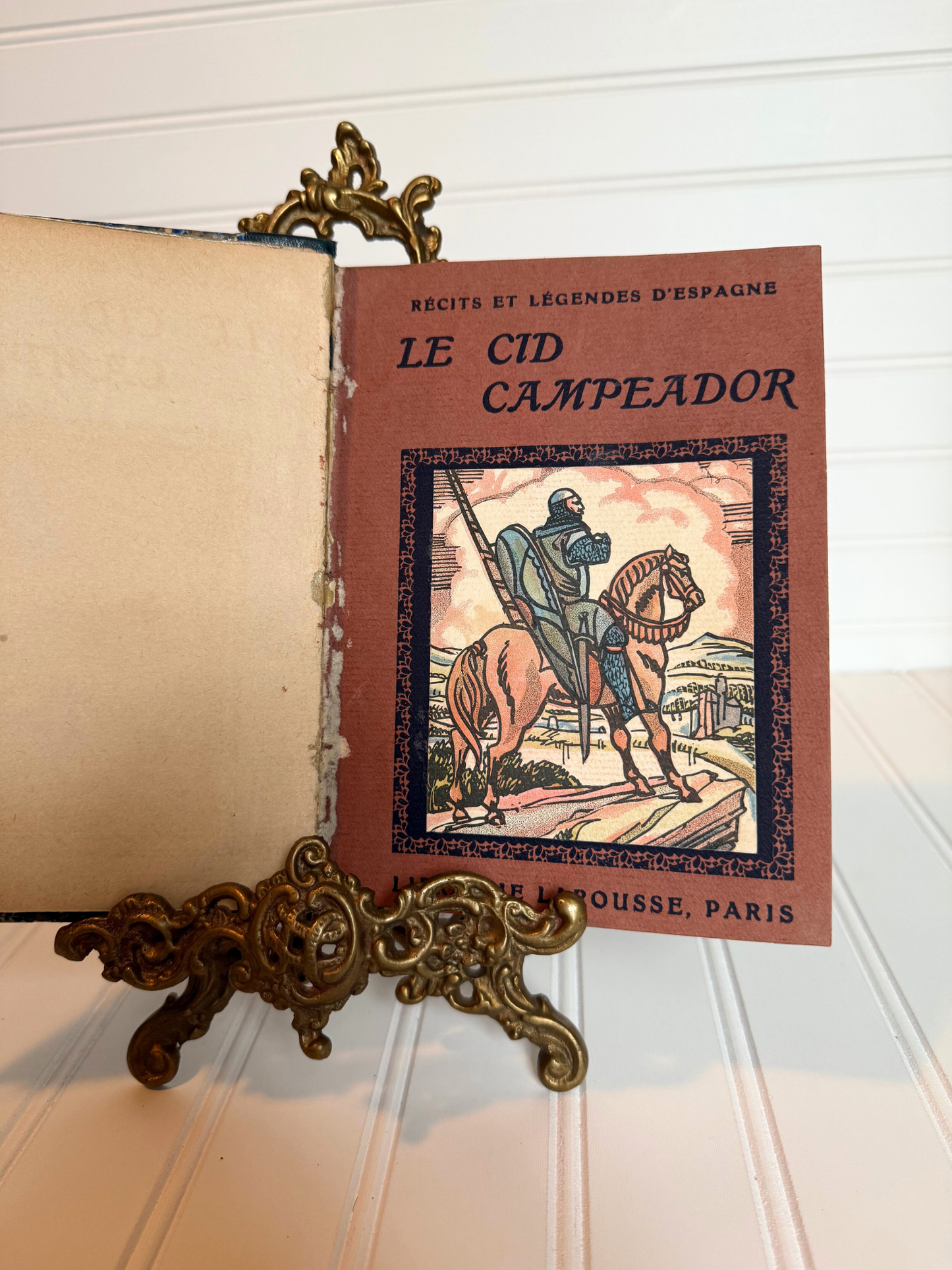 French Blue Leather Book: Le Cid Campeador