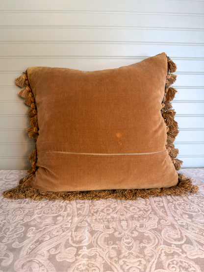 Cat Needlepoint Throw Pillow