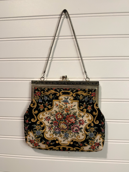Floral Tapestry Purse