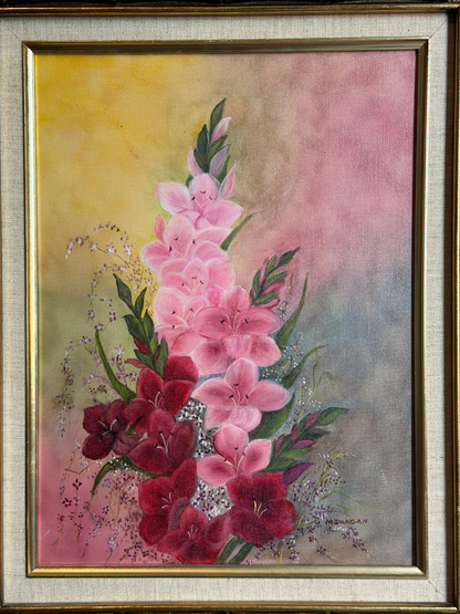 Floral Painting on Canvas