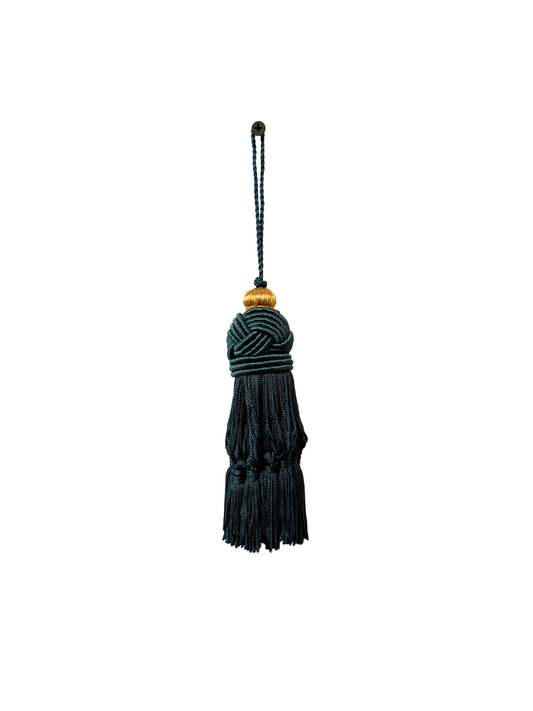 Blue Green Tassel