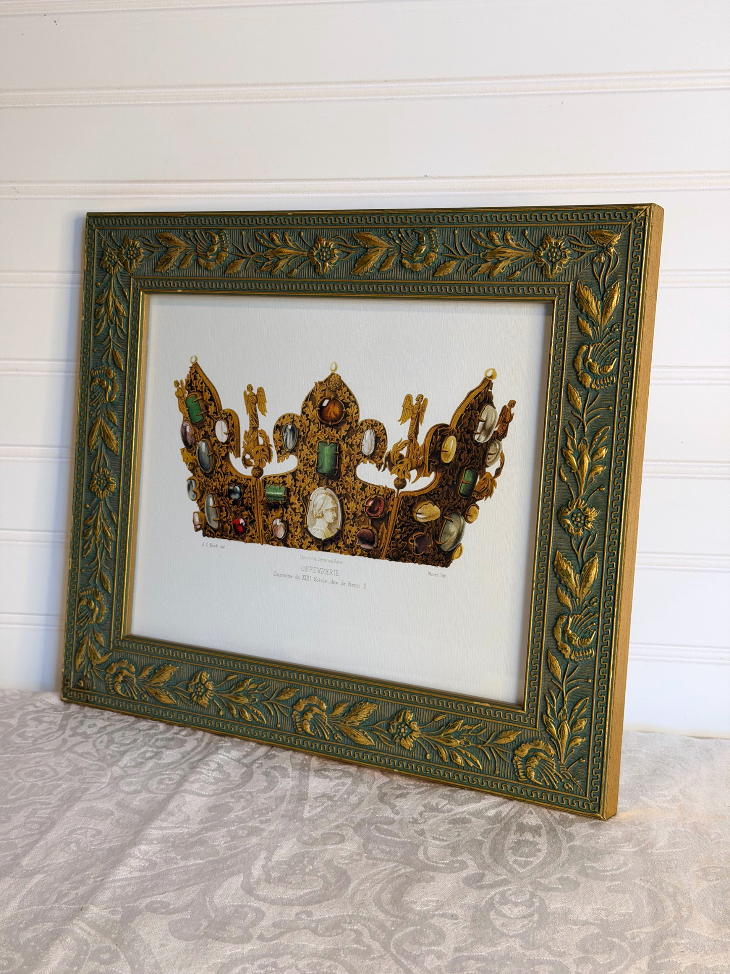 Framed Crown Print