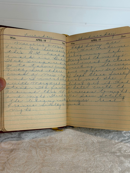 Pair of Late 1930's Diaries