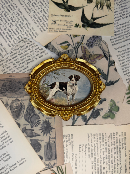 Small Hunting Dog Magnet