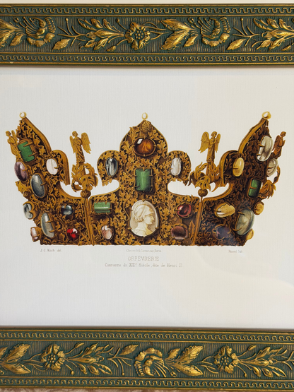 Framed Crown Print
