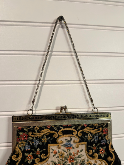 Floral Tapestry Purse