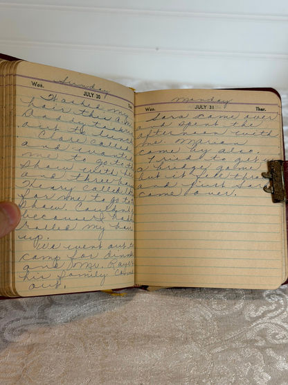 Pair of Late 1930's Diaries