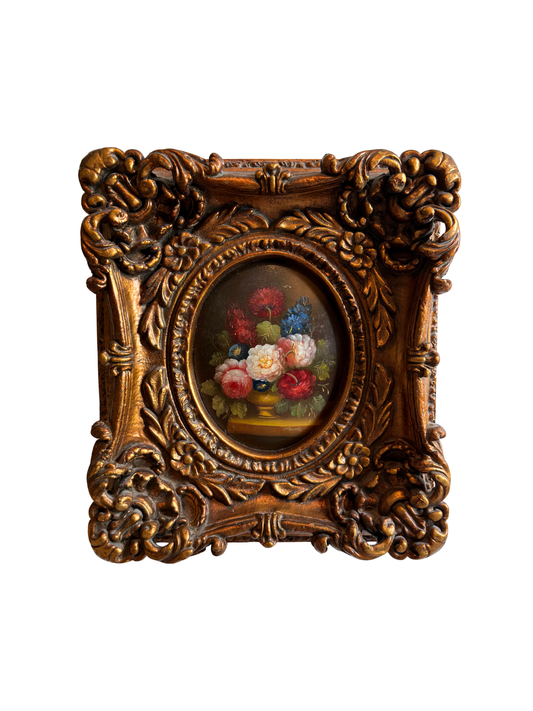 Floral Convex Oil Painting
