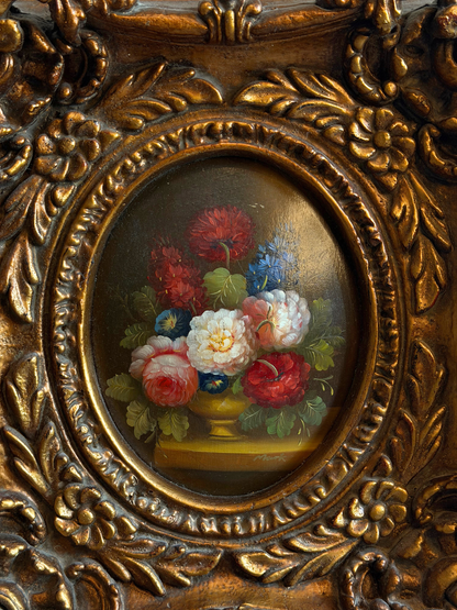 Floral Convex Oil Painting