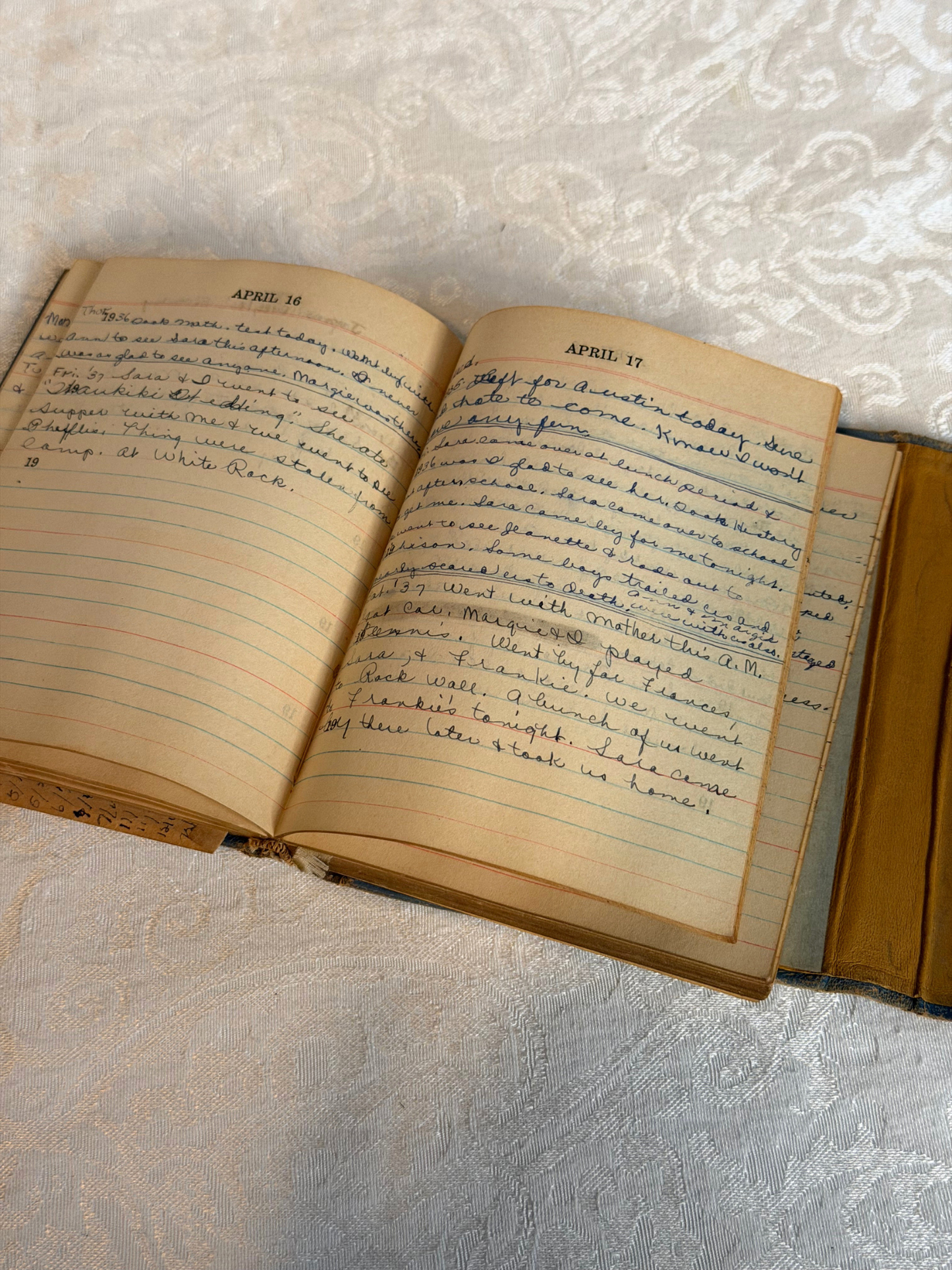 Pair of Late 1930's Diaries