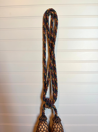 Single Blue & Curtain Tieback Tassel