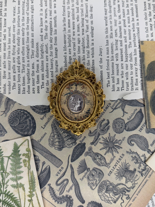 Mini Lady & Cherub Magnet