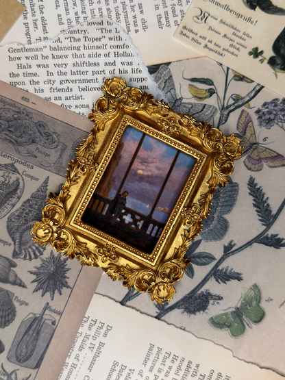 Small Moonlit Night Magnet