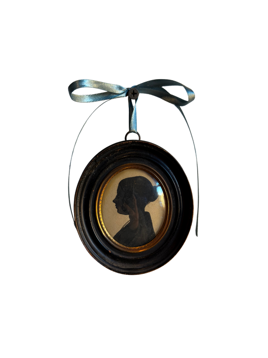 19th Century Silhouette Portrait of a Lady