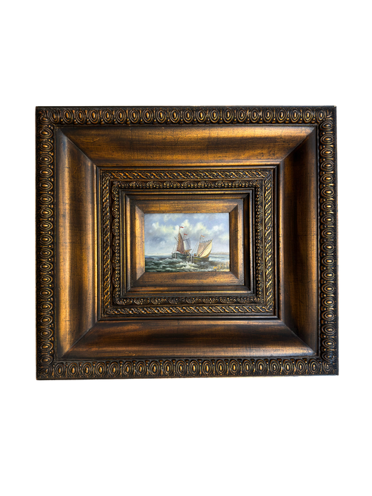 Sailboat Oil Painting