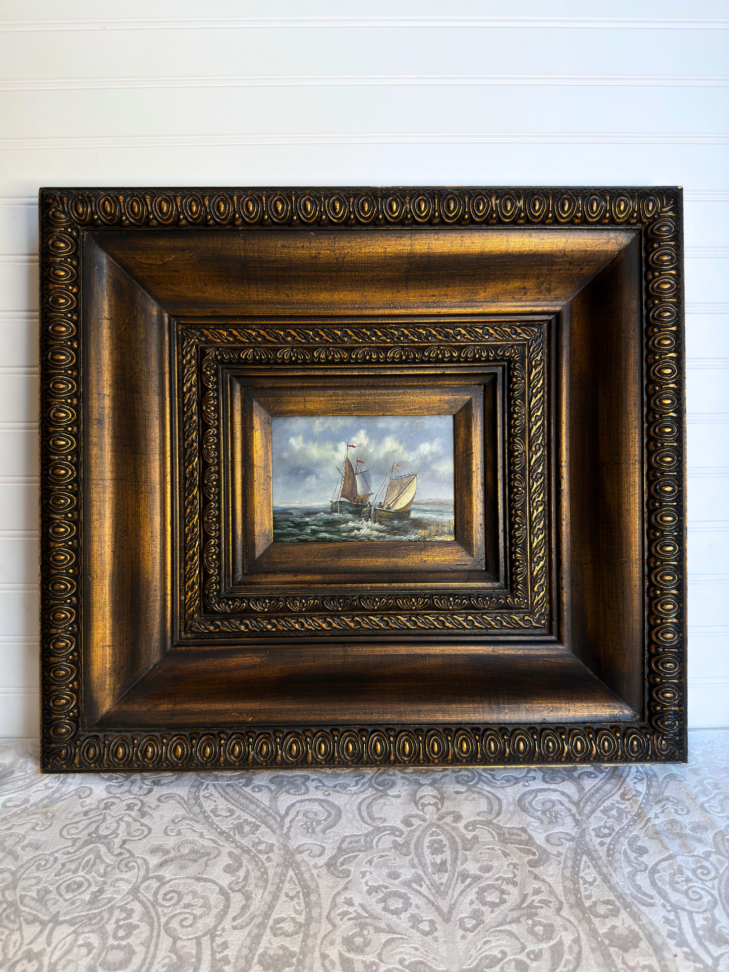 Sailboat Oil Painting
