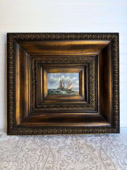 Sailboat Oil Painting