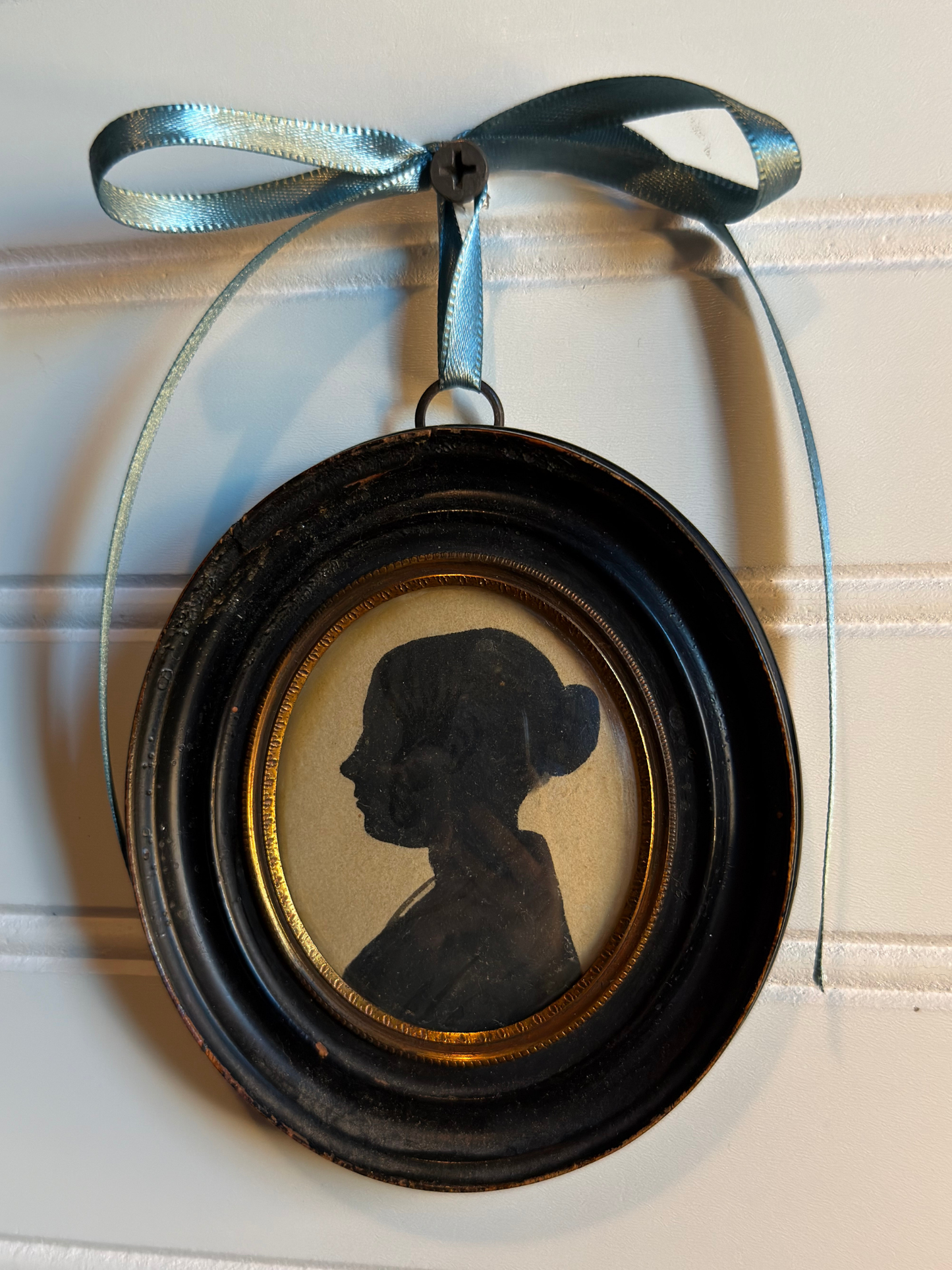 19th Century Silhouette Portrait of a Lady