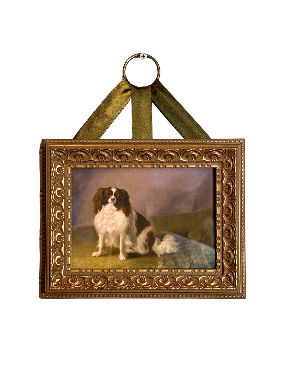 Framed King Charles Spaniel Giclee Print