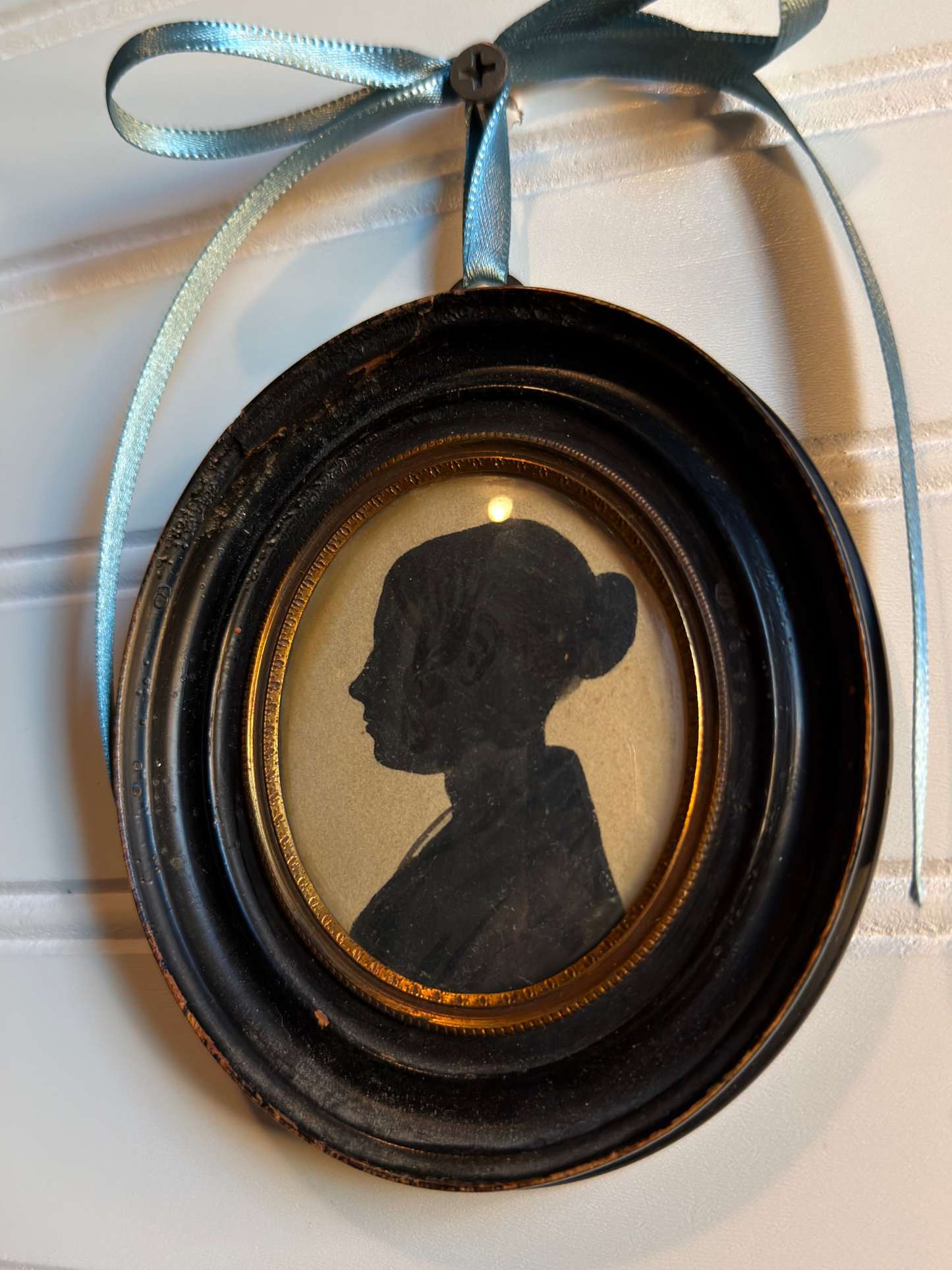 19th Century Silhouette Portrait of a Lady
