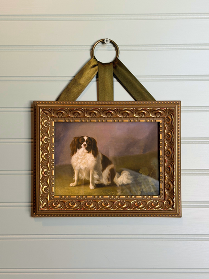 Framed King Charles Spaniel Giclee Print