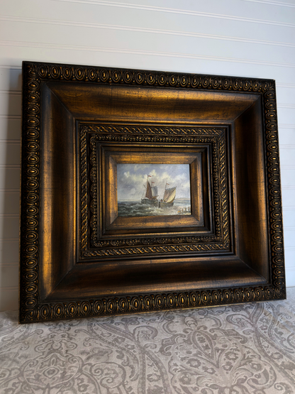 Sailboat Oil Painting
