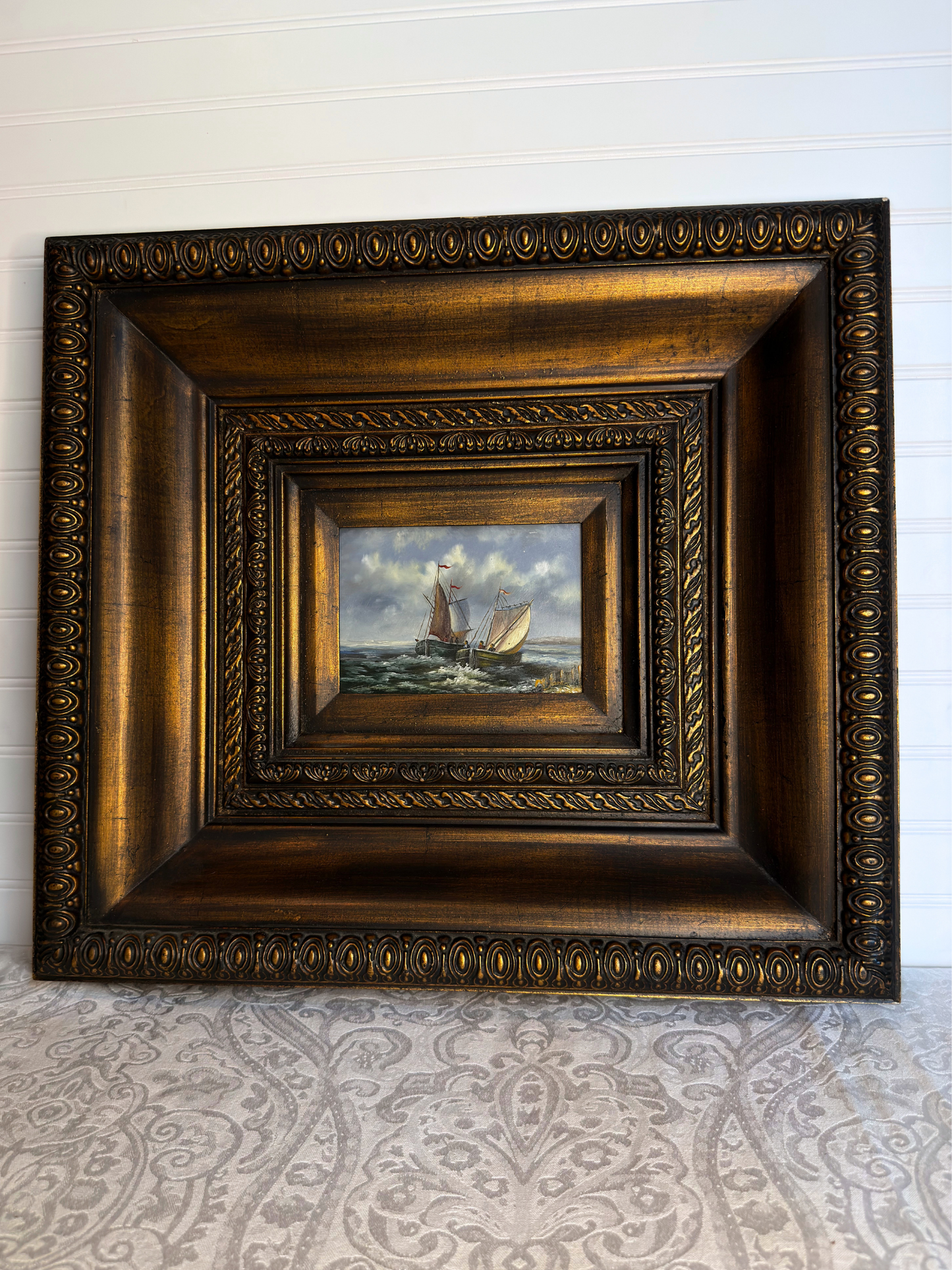 Sailboat Oil Painting