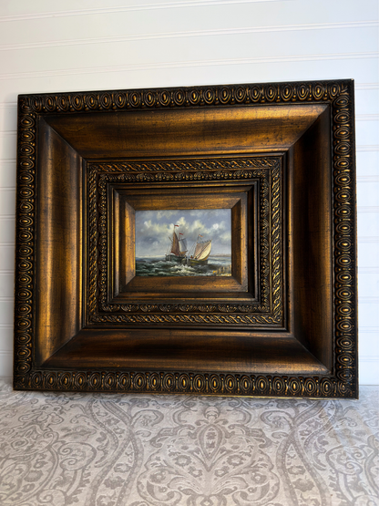 Sailboat Oil Painting