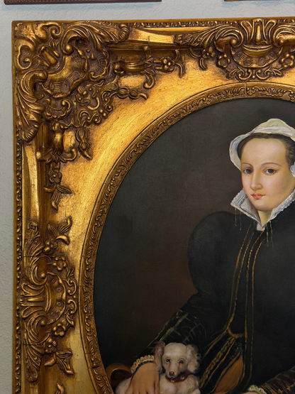 Portrait Of A Seated Lady Painting