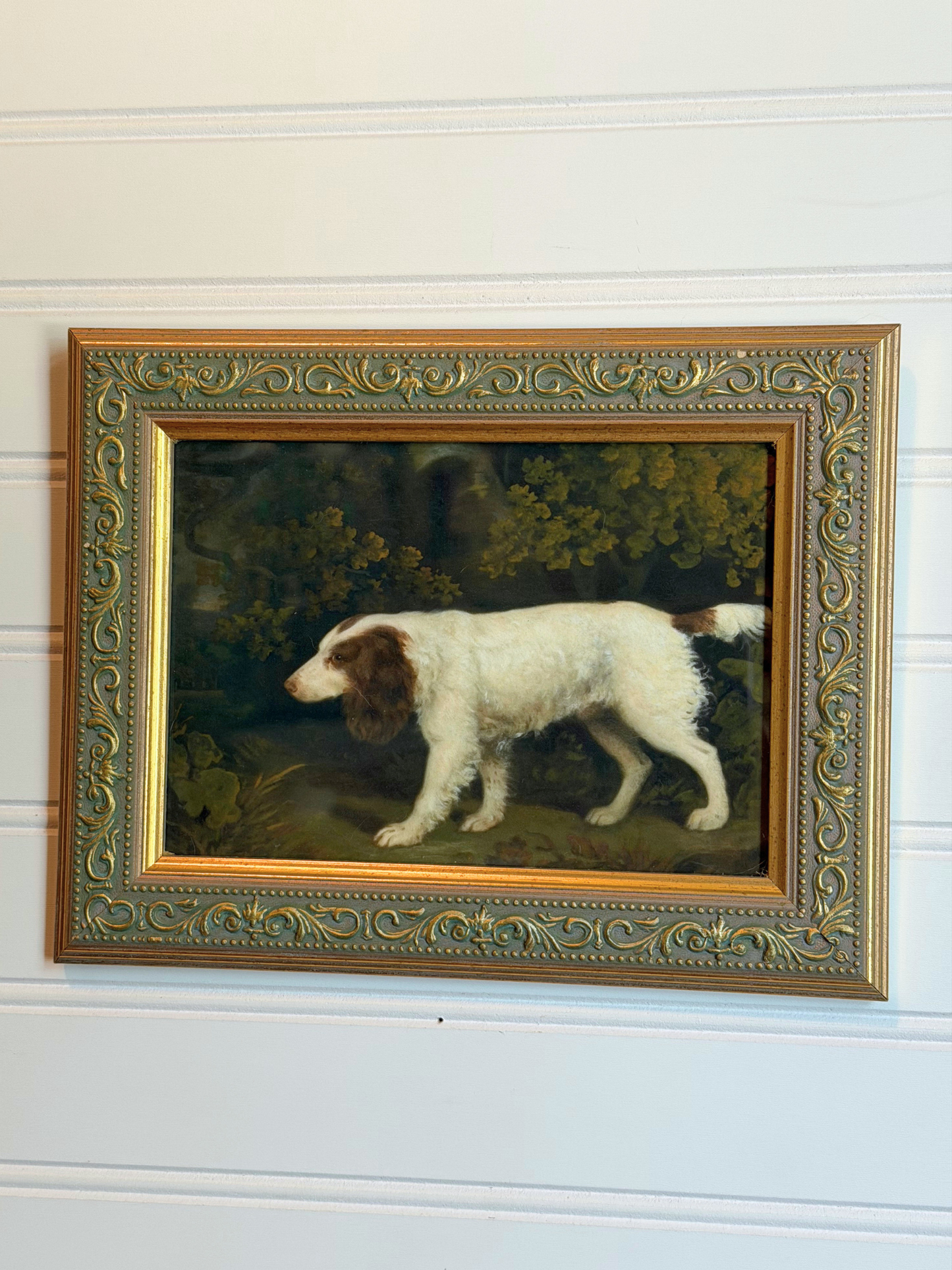 Framed Spaniel Giclee Print