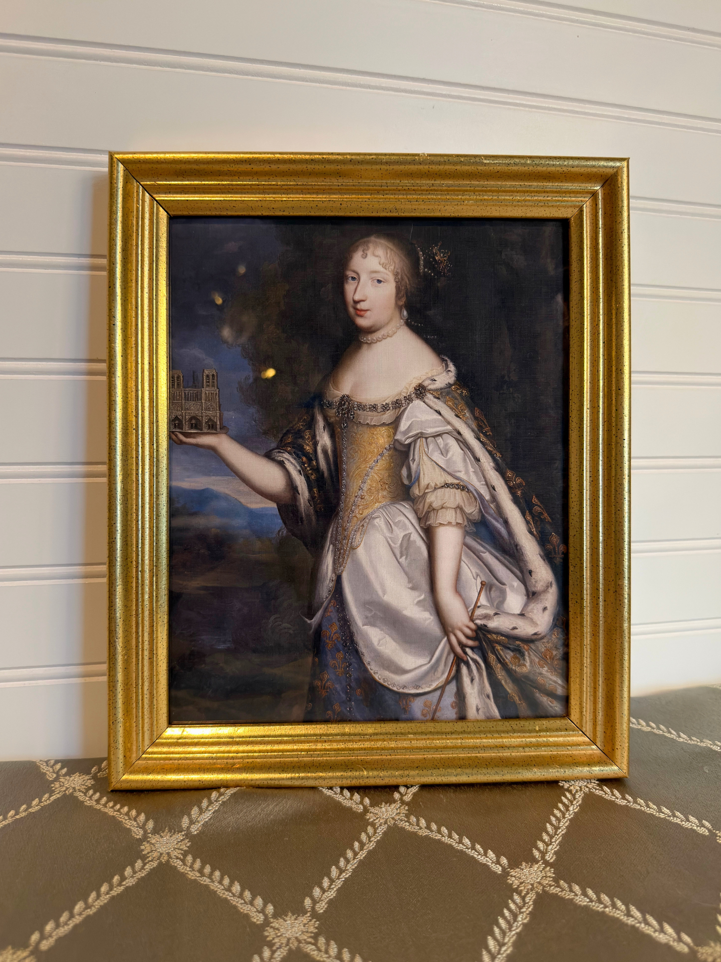 Framed Portrait of Queen Maria Theresa Print