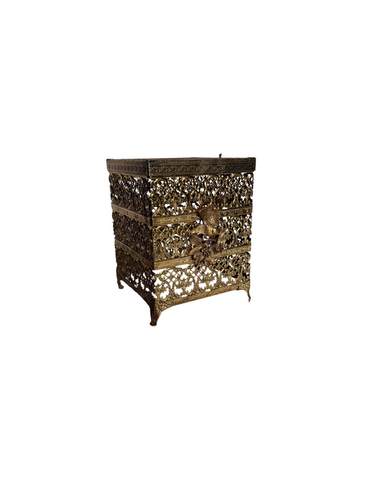 Ormolu Tissue Box Holder