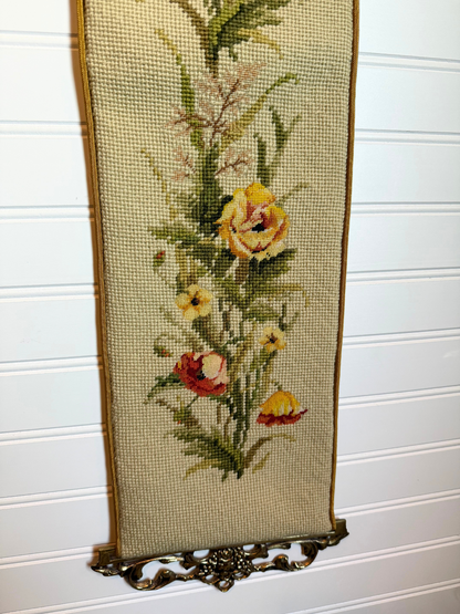 Floral Needlepoint Tapestry