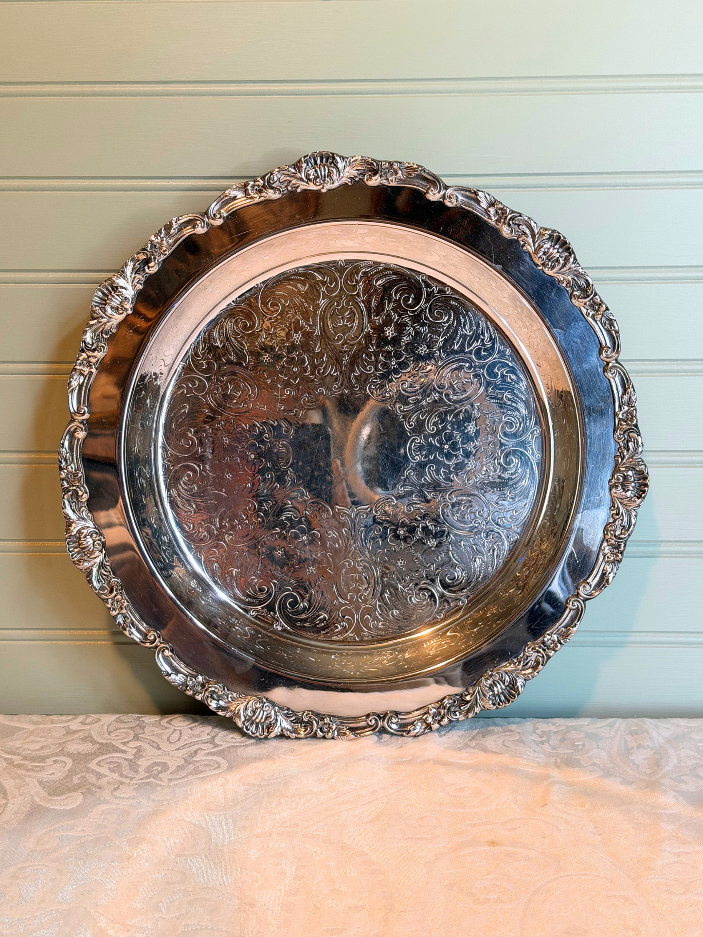 Silver Plated Serving Tray