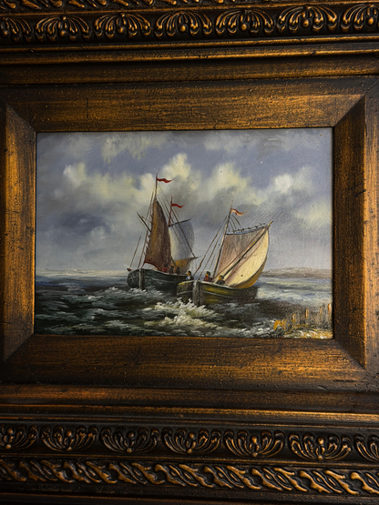 Sailboat Oil Painting
