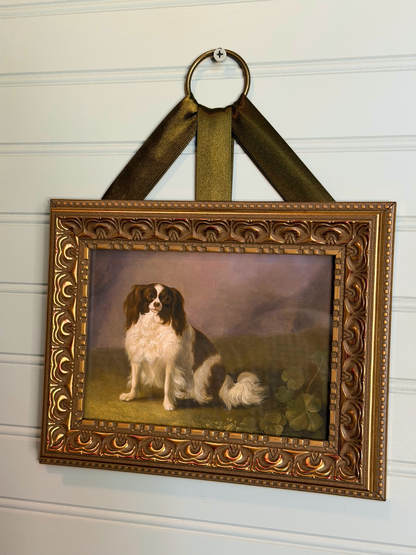 Framed King Charles Spaniel Giclee Print