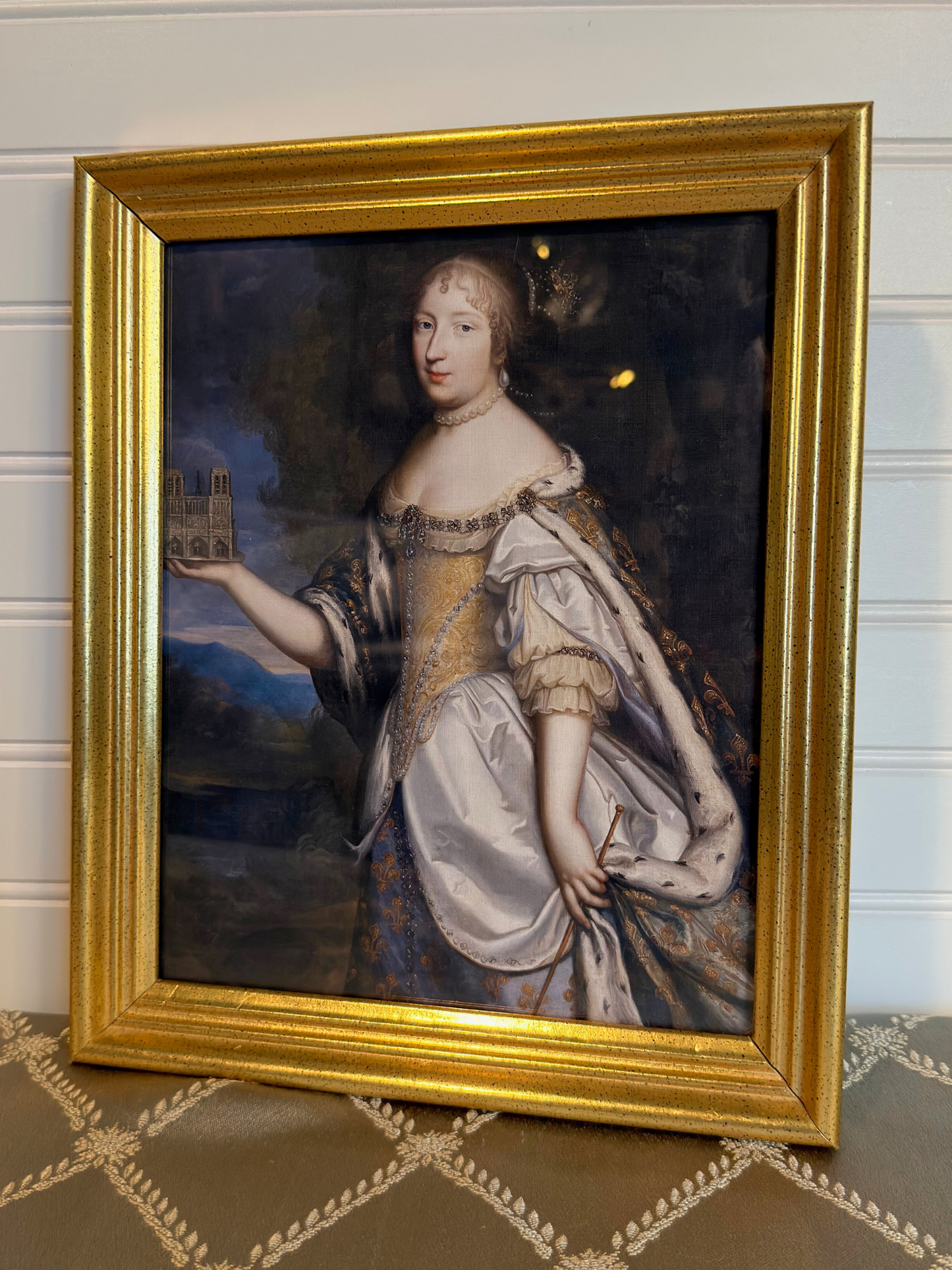 Framed Portrait of Queen Maria Theresa Print