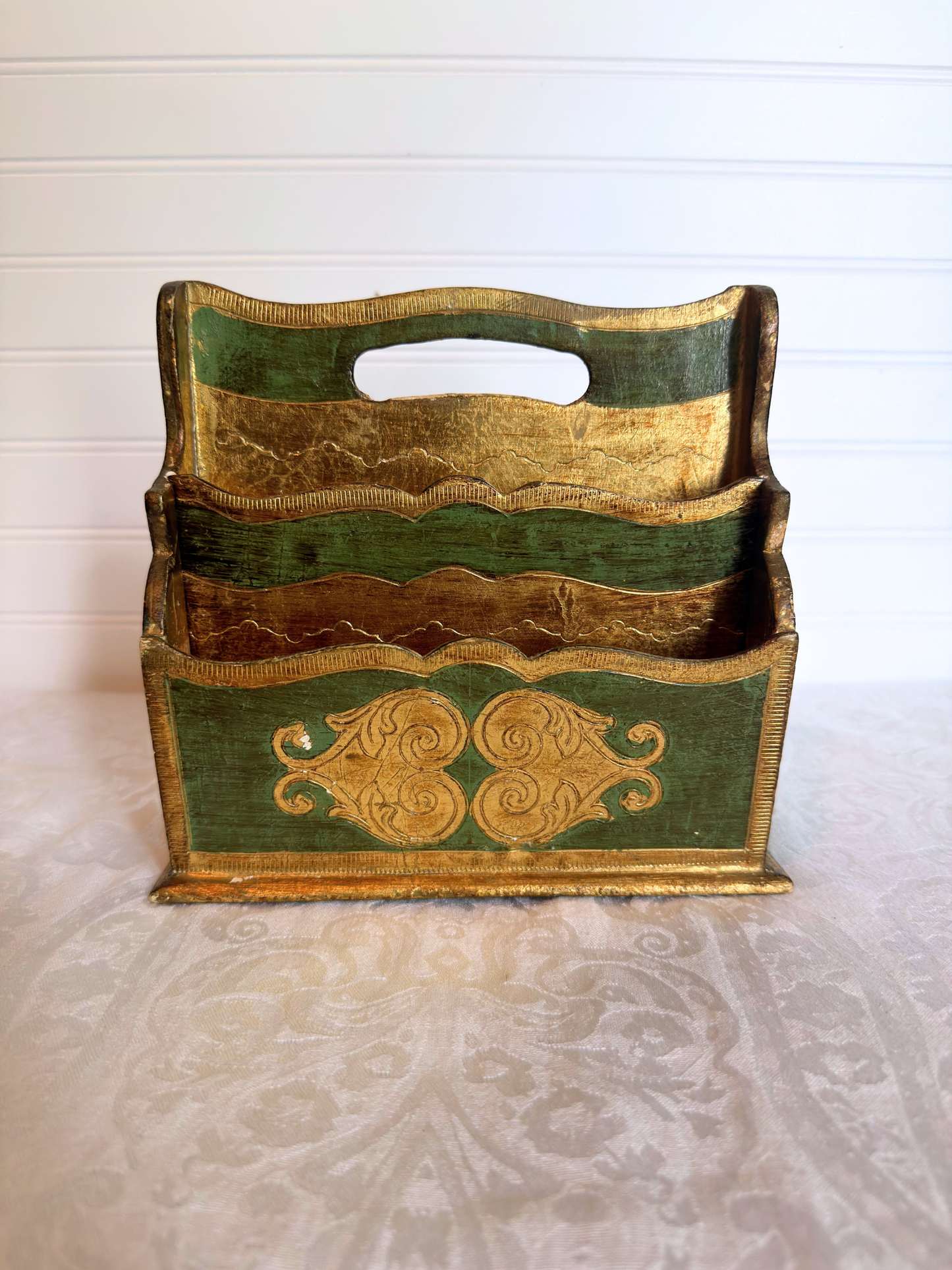 Italian Florentine Letter Holder