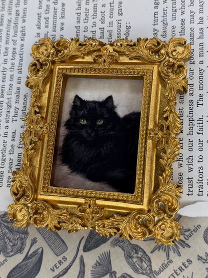 Small Black Cat Magnet #2