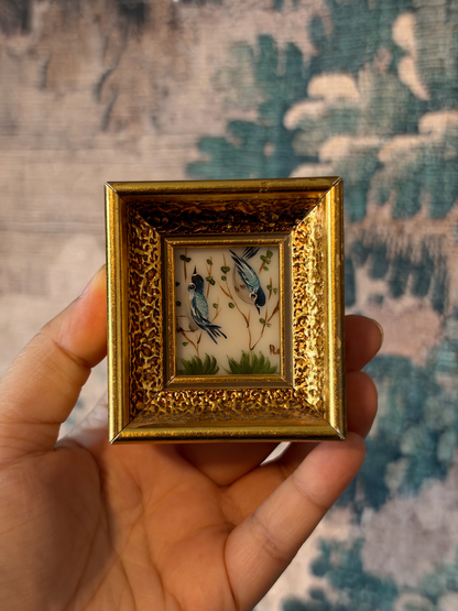 Miniature Birds Painting