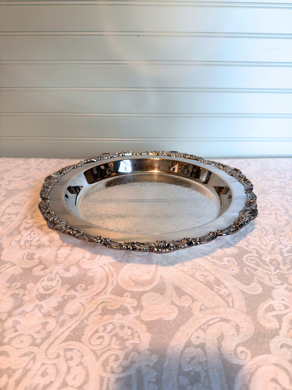 Silver Plated Serving Tray