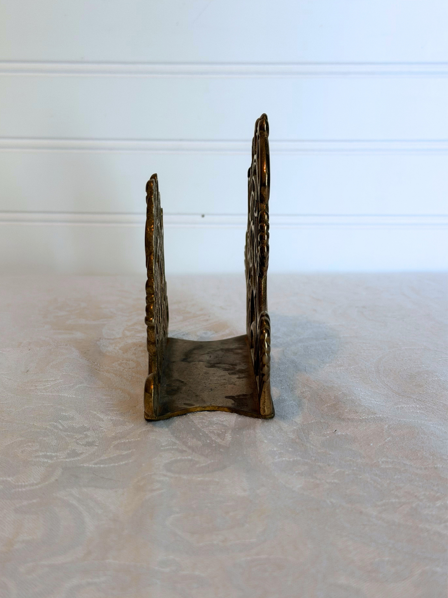 Ornate Brass Letter/Napkin Holder