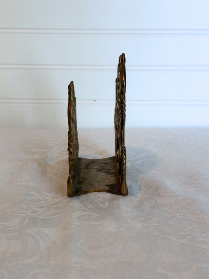 Ornate Brass Letter/Napkin Holder