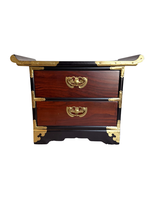Burlwood & Brass Chest
