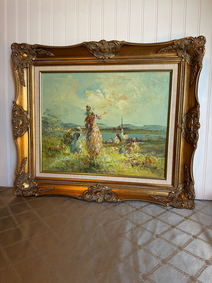 Vintage Impressionist Painting