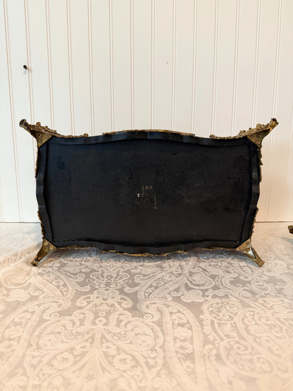 20th Century Burlwood & Brass Box