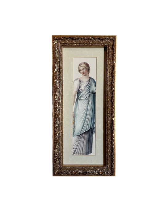 Woman in Classical Dress Framed Giclee Print