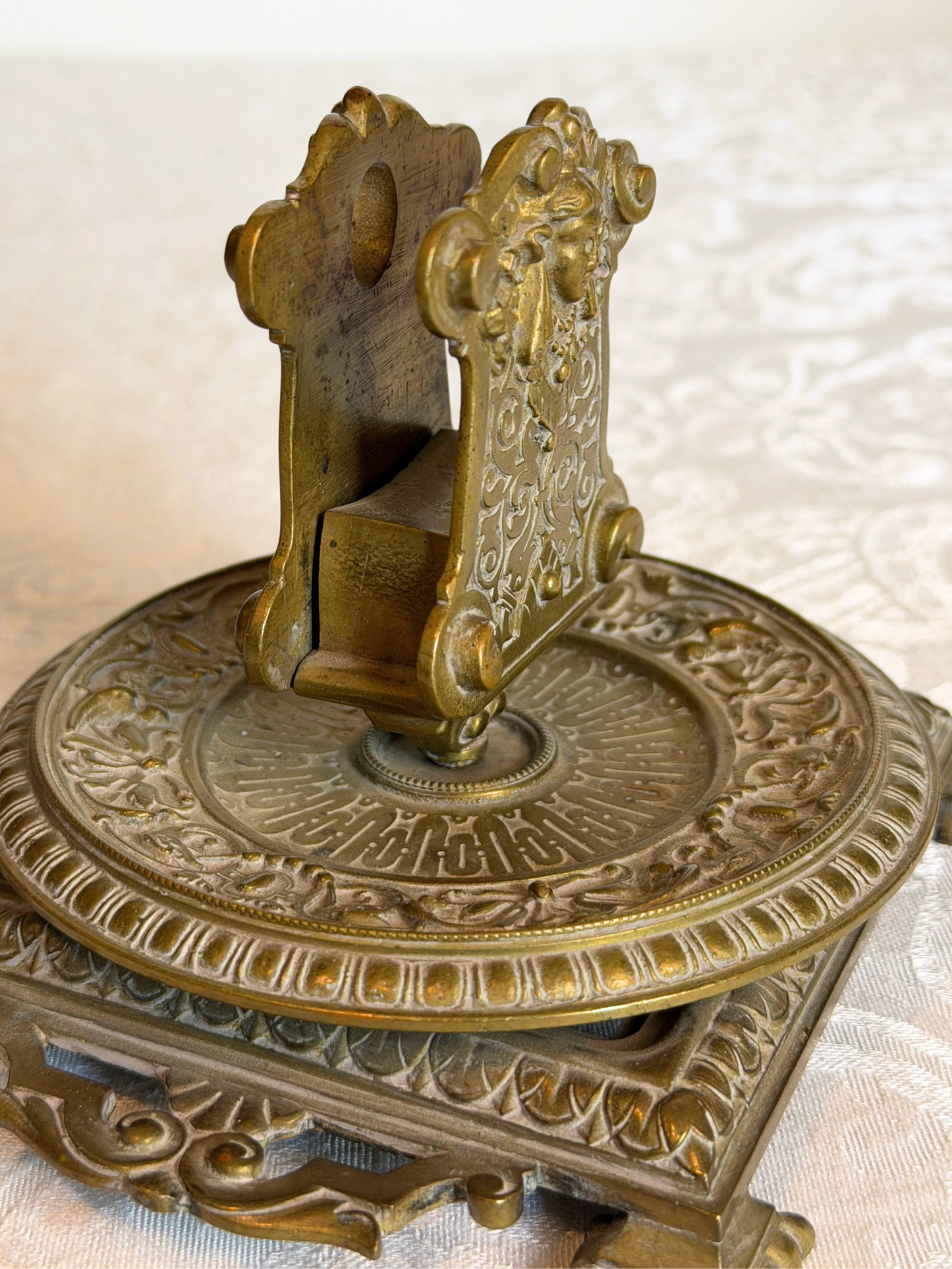 Ornate Figurative Matchbox Holder