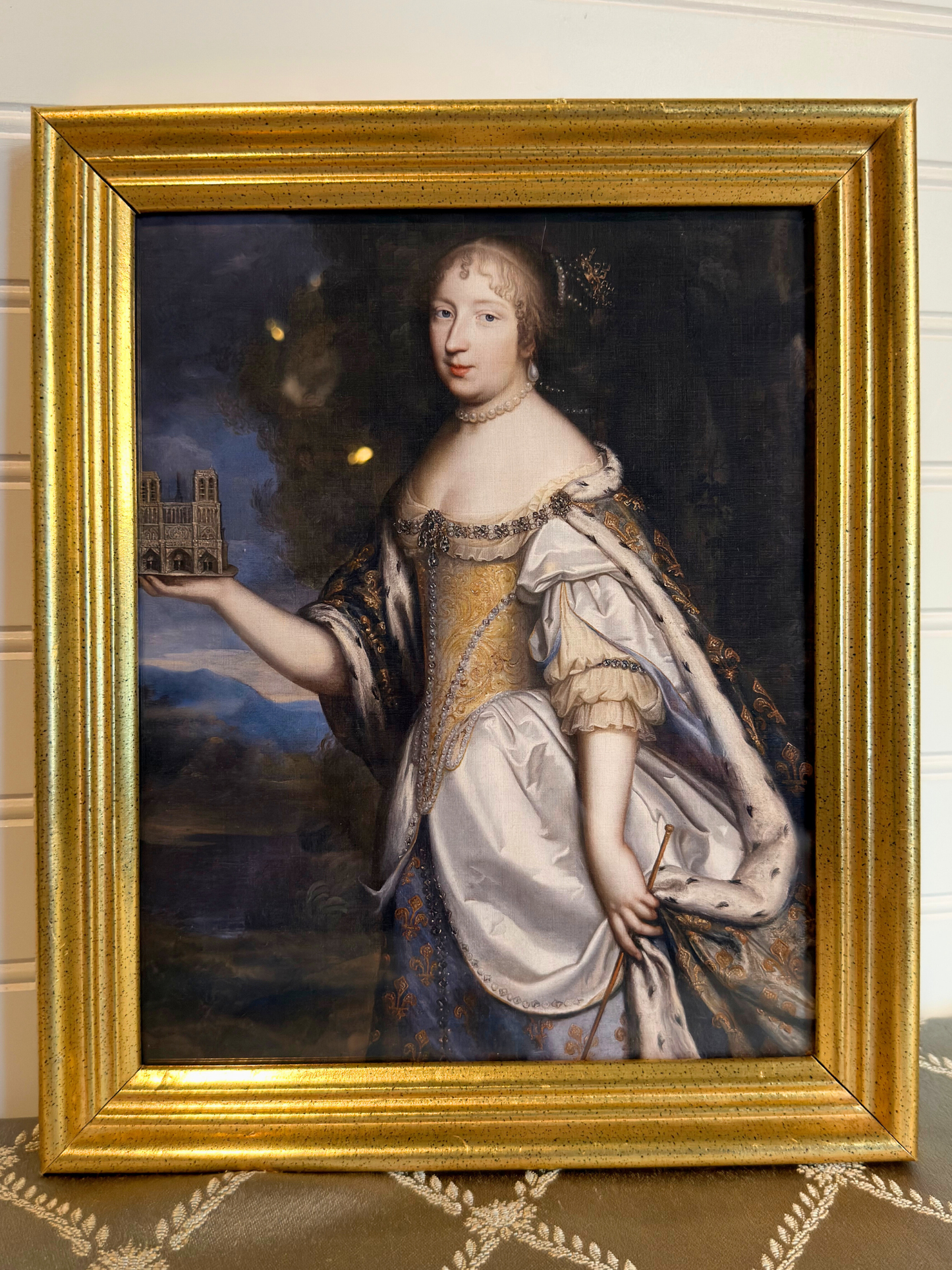 Framed Portrait of Queen Maria Theresa Print