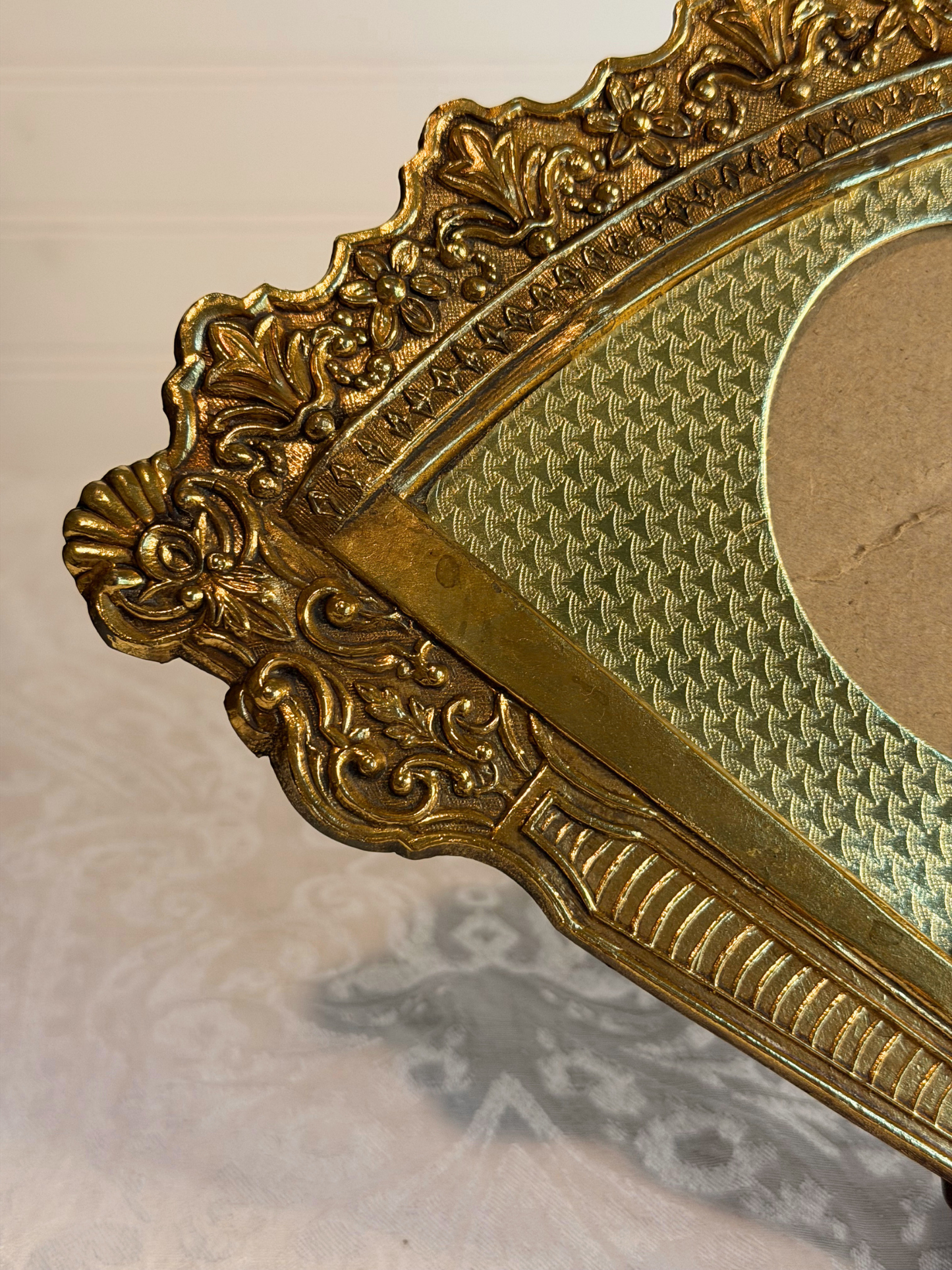 Ornate Brass Tabletop Frame